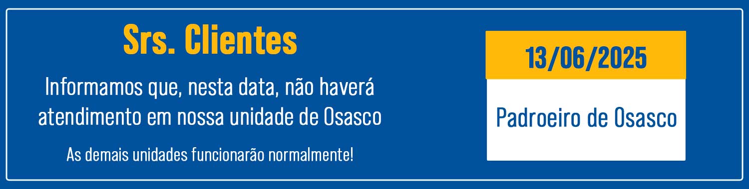 Feriado Osasco - 13/06