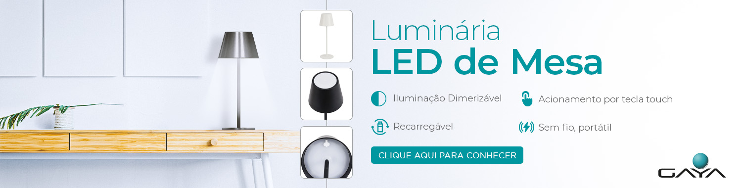 Luminária LED Mesa