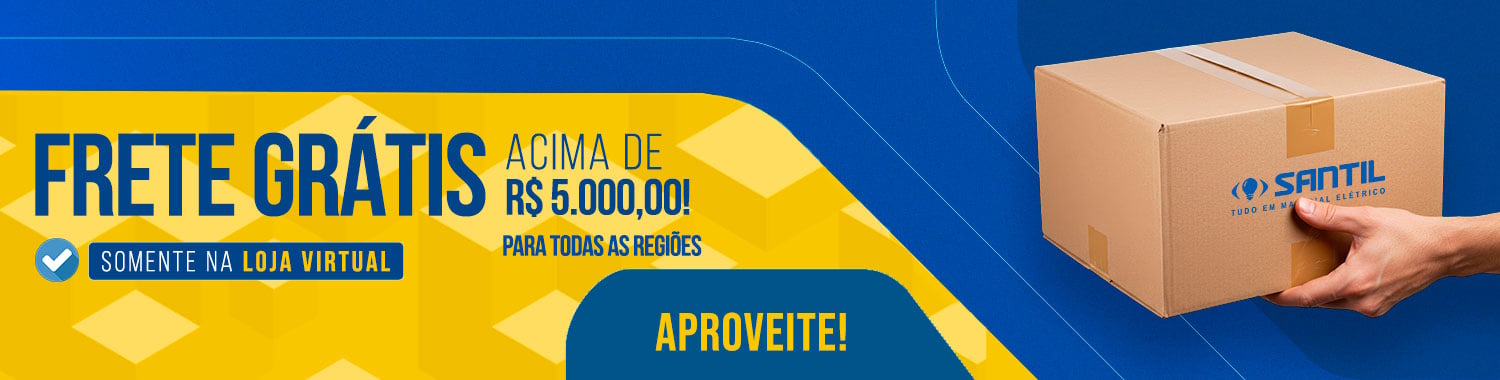 Frete Grátis Acima de 5 Mil