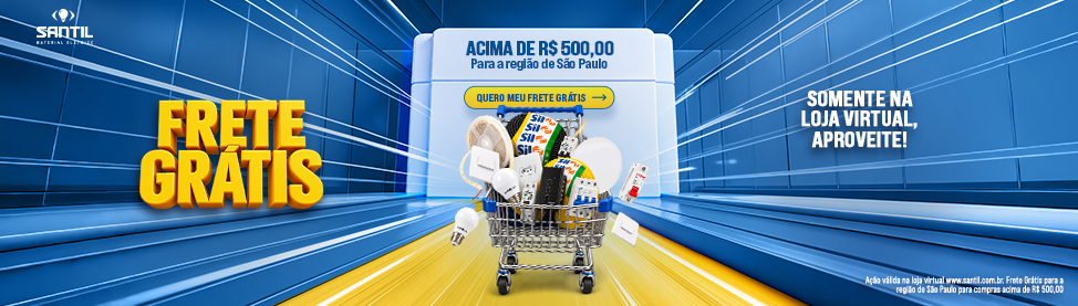 FullBanner Frete Grátis SP Acima de R$ 500