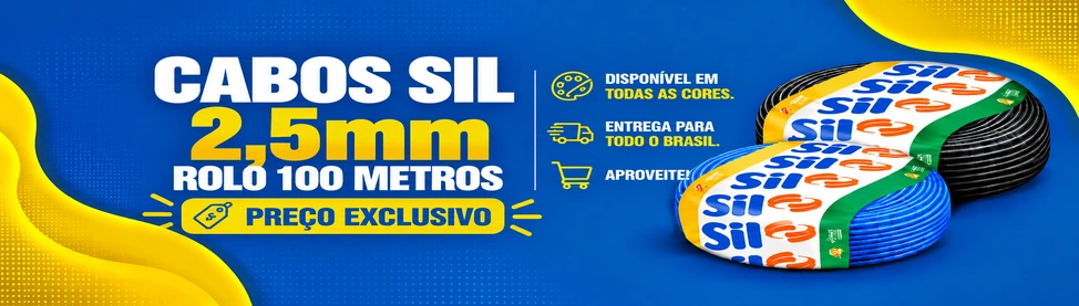 Fullbanner Home Cabos 2,5mm sem preço