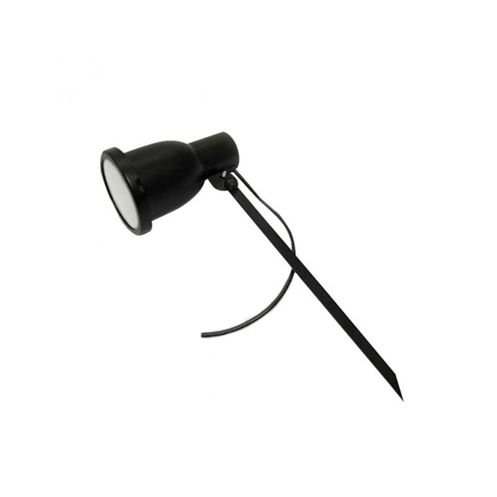 Espeto Pequeno para Jardim para 1 Lampada PAR20 E27 IP65 Preto - FM Lustres