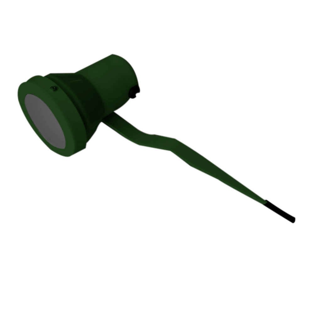 Espeto para Jardim para 1 Lampada Dicroica GU10 IP65 Verde - FM Lustres
