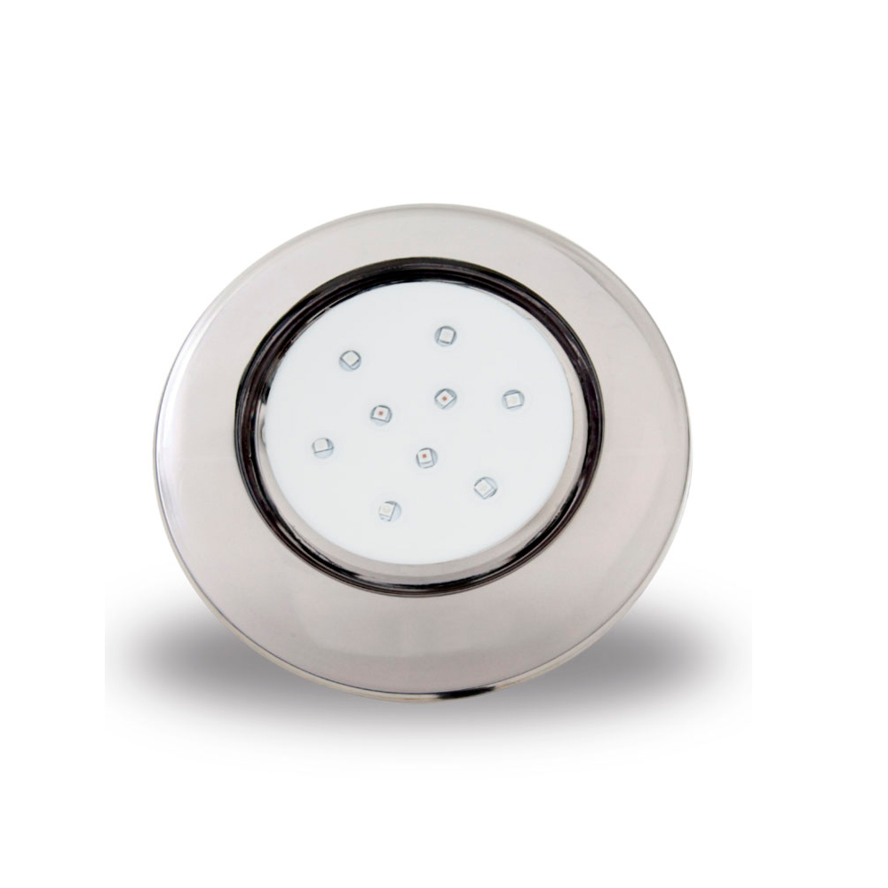 Luminaria LED Transparente Piscina 9W 12V RGB - Iluctron