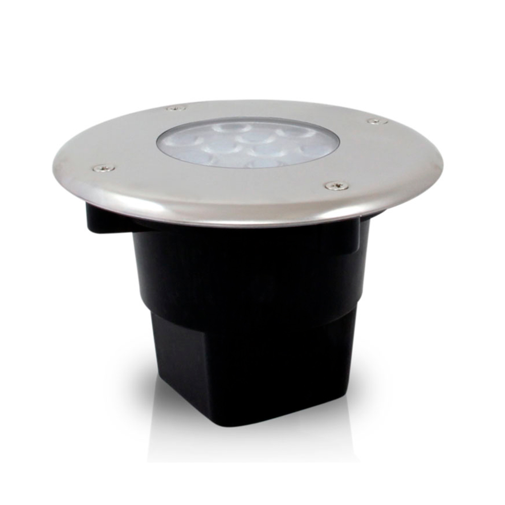 Spot Deck Inox LED 10W Biv 6500K IP65 90 Graus - Iluctron