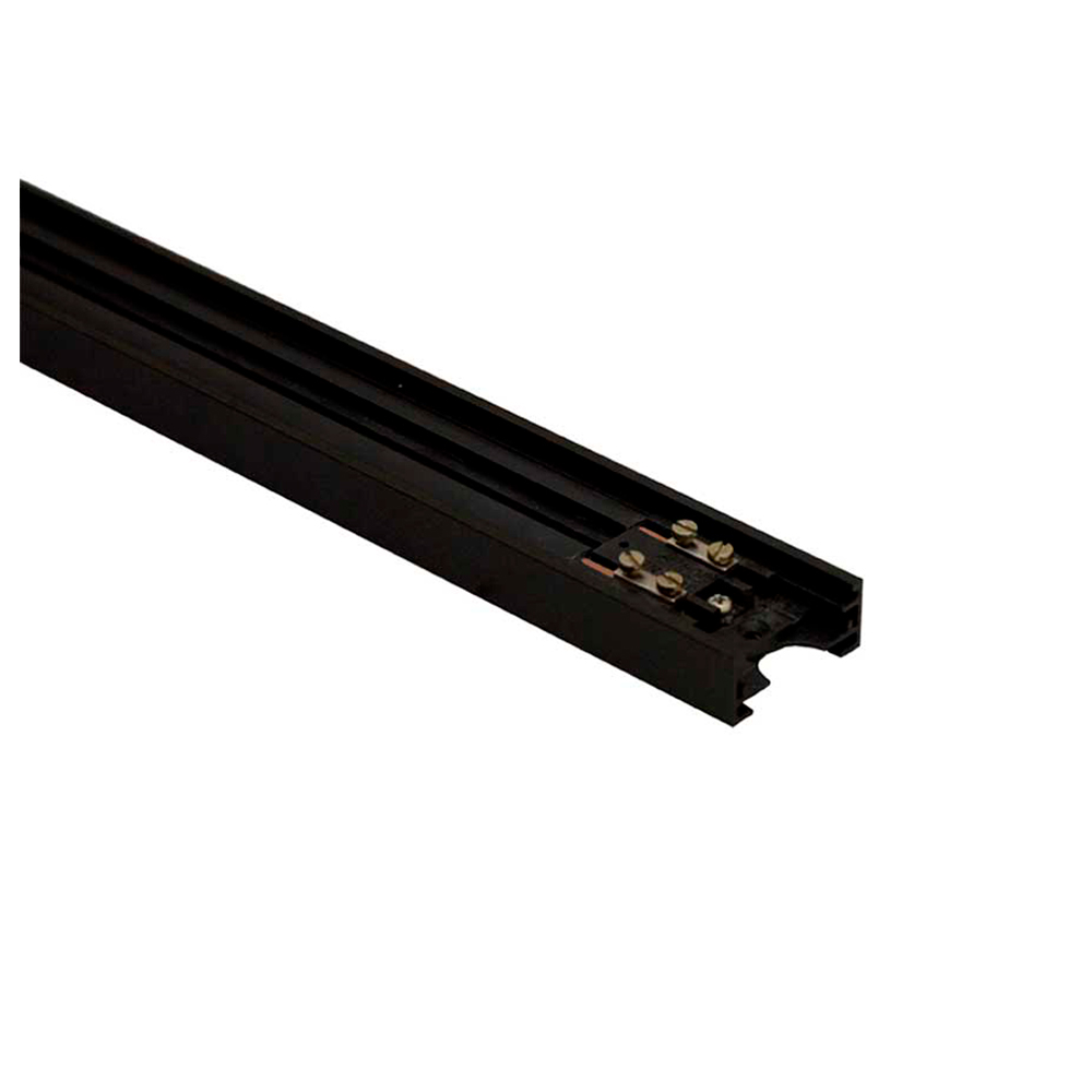 TRILHO ELETRIFICADO BIVOLT PRETO 2 METROS - STELLA