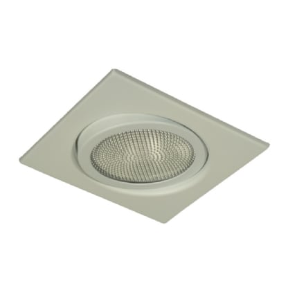 SPOT EMBUTIR QUADRADO PARA 1 LAMPADA PAR20 BRANCO - GOLIGHT