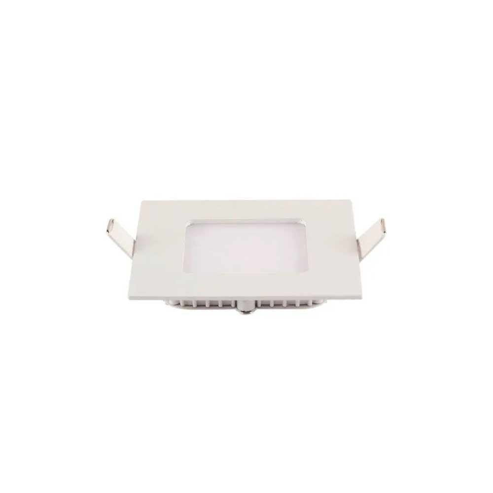 Painel Led Quadrado Embutir 32W Bivolt Luz Amarela 40cm - Blumenau