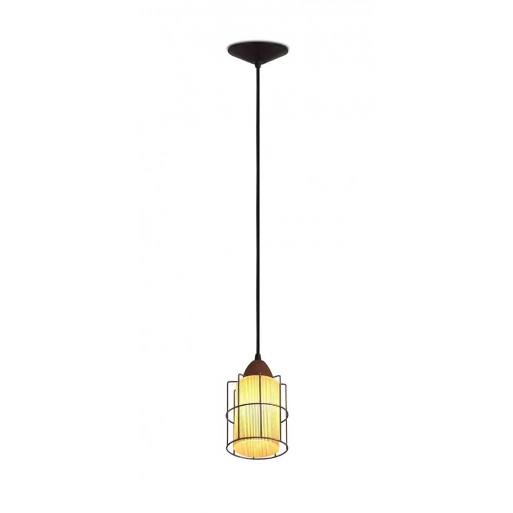 Pendente Virgo Cobre 15x11cm p/ 1 Lampada E27 - Nacional Iluminacao