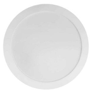 PAINEL LED EMBUTIR 18W BIVOLT LUZ AMARELA 2700K 1400LM REDONDO 22CM SENSOR DE PRESENCA - OUROLUX