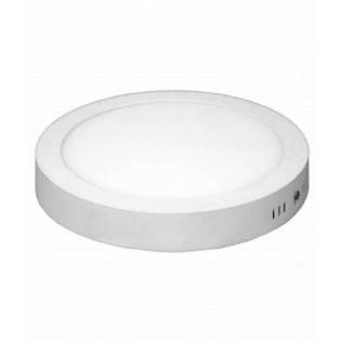 PAINEL LED SOBREPOR 18W BIVOLT LUZ BRANCA 6500K 1400LM REDONDO 21CM SENSOR DE PRESENCA - OUROLUX