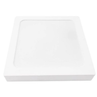 PAINEL LED SOBREPOR 18W BIVOLT LUZ AMARELA 2700K 1400LM QUADRADO 21CM SENSOR DE PRESENCA - OUROLUX