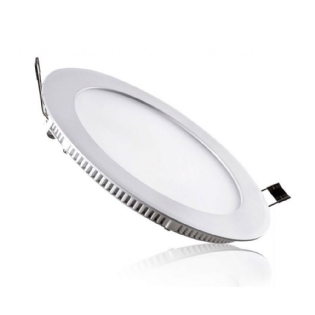 PAINEL LED EMBUTIR REDONDO 18W BIVOLT LUZ NEUTRA 4000K - OUROLUX