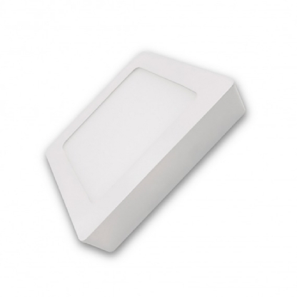 PAINEL LED SOBREPOR QUADRADO 12W BIVOLT LUZ NEUTRA 4000K 17CM - OUROLUX