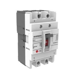 DISJUNTOR CAIXA MOLDADA 3 POLOS FIXO 125A DL100-X - SOPRANO