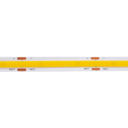 FITA LED COB 14W/METRO 24V LUZ AMARELA 2700K IP20 ROLO 5 METROS - GAYA