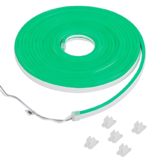 FITA LED NEON 7W/METRO 12V VERDE ROLO COM 5 METROS - GAYA