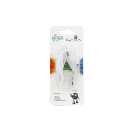 KIT CONECTOR PARA FITA NEON SLIM 24V - GAYA