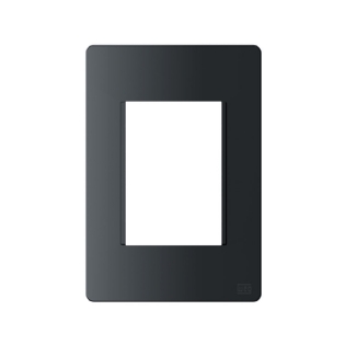 PLACA 4X2 PARA 3 MODULOS SEM SUPORTE GRAFITE ESATTA - WEG