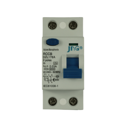 INTERRUPTOR DIFERENCIAL DR 2 POLOS 25A 30MA CLASSE A - JNG