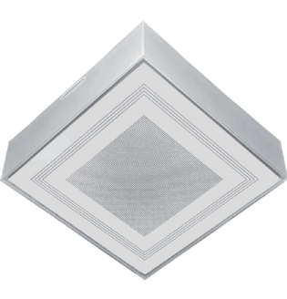 Luminaria Sobrepor Quadrado p/ 1 Lampada Eletronica 25w Bivolt Transparente - Tualux