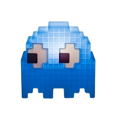 LUMINARIA DE MESA FANTASMINHA PACMAN AZUL PARA 1 LAMPADA E27 - USARE
