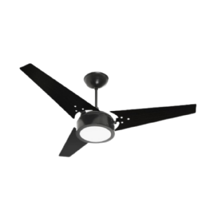 VENTILADOR DE TETO IDEAL LED 127V PRETO - VENTI-DELTA