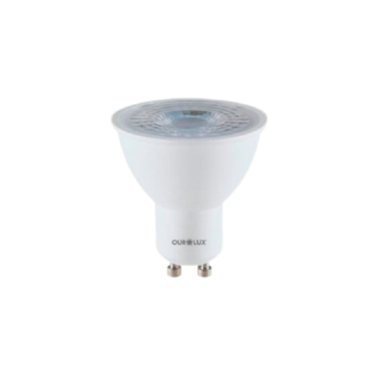 LAMPADA LED DICROICA GU10 6W BIVOLT LUZ AMARELA 2700K 380LM DIMERIZAVEL 36G - OUROLUX