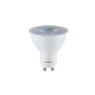 LAMPADA LED DICROICA GU10 6W BIVOLT LUZ AMARELA 2700K 380LM DIMERIZAVEL 36G - OUROLUX