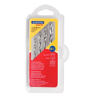 Jogo de Brocas Concreto Com 4 Pecas - Tramontina