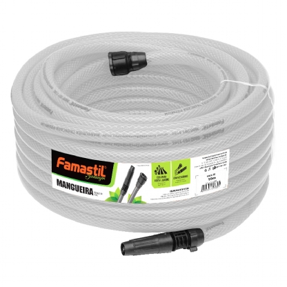 MANGUEIRA TRANCADA CRISTAL ESGUICHO COM 15 METROS - FOXLUX