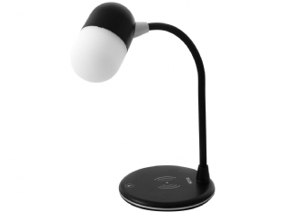 LUM MESA LED DIMERIZAVEL 2700/4000/6500K 3 EM 1 BLUETOOTH, CARREGADOR POR INDUCAO E ILUMINACAO - ELGIN