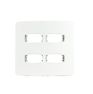 PLACA 4X4 PARA POSTOS SEPARADOS COM SUPORTE BRANCO GRACIA MAXX - ALUMBRA
