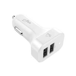 CARREGADOR VEICULAR COM 2 SAIDAS USB 1A + 2A - ELG