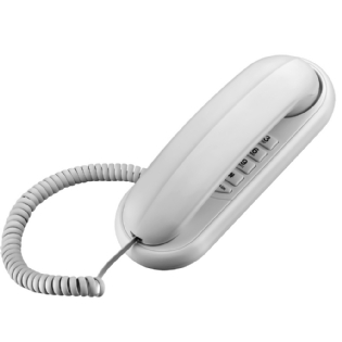 TELEFONE COM FIO GONDOLA REDIAL FLASH PAUSE BRANCO