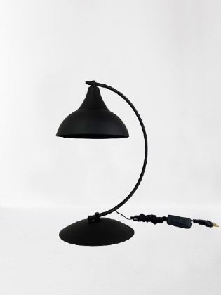 LUMINARIA DE MESA CLASSIC P/ 1 LAMPADA E27 PRETA