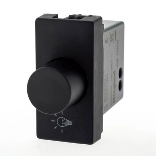 MODULO VARIADOR LUMINOSO ROTATIVO BIVOLT 300/600W PRETO - PIAL PLUS+