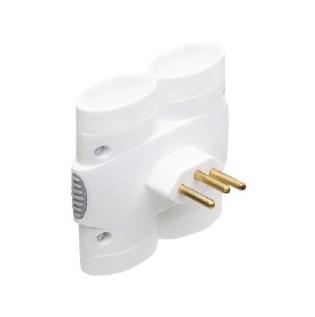 BENJAMI PINO 4 SAIDAS 2 POLOS + TERRA 10A BRANCO - PIAL LEGRAND