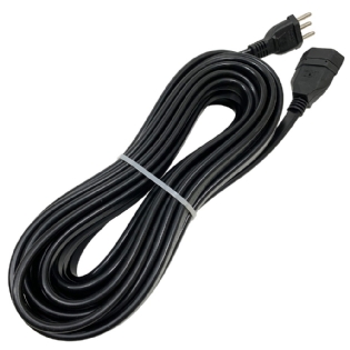 EXTENSAO CORDAO 2 POLOS + TERRA 20A PRETO CABO PP 5 METROS - MULTICRAFT