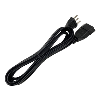 EXTENSAO CORDAO 2 POLOS + TERRA 10A PRETO CABO PP 3 METROS - MULTICRAFT