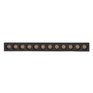 LUMINARIA LED LINEAR FOCO MAG PRETO 12W 2700K - GAYA