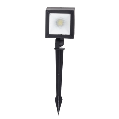 ESPETO LED CUBO 5W BIV 6500K IP65 CP PRETO DIRECIONAVEL - GAYA