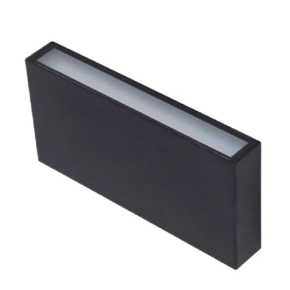 ARANDELA LED CUBE 8W BIV 3000K IP65 PRETO 500 LUMENS