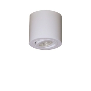 SPOT SOBREPOR PARA 1 LAMPADA PAR20 E27 ALOJ DIRECIONAVEL BRANCO - GOLI