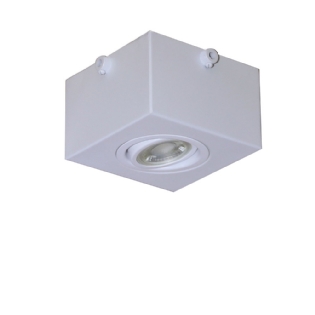 SPOT SOBREPOR PARA FIACAO APARENTE 3E T PARA 1 LAMPADA PAR20 BRANCO - GOLI