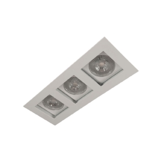 SPOT EMB P/3 LAMP PAR20 E27 RECUADO BC MICRO