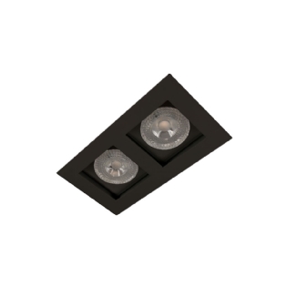 SPOT EMB P/2 LAMP PAR30 E27 RECUADO PT MICRO