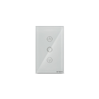 CONJUNTO 1 DIMMER SMART TOUCH BRANCO - SMART STECK
