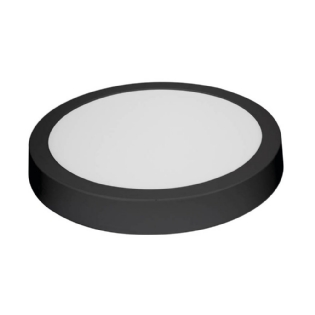 PAINEL LED SOBREPOR 18W BIV 6500K REDONDO 209MM 1350LM PRETO - BLUMENAU