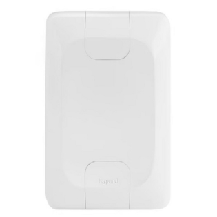 PLACA 4X2 CEGA COM SUPORTE BRANCO POP - PIAL LEGRAND